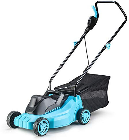 Cortacésped Cortacéspedes Eléctricos 1200W Regulación De La Velocidad De La Tercera Marcha Ancho De Corte 32Cm Hoja De Acero De Manganeso Espesado