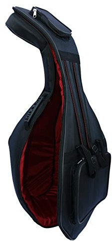 Ethnic Musical Arabischer Oud Gigbag, 30 mm Polster, 2 Taschen, Schwarz, Reißverschluss, Schultergurt, Formal, Unisex