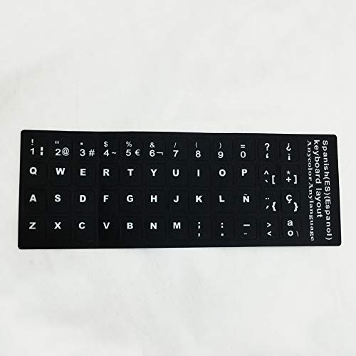 Universal Computer Keyboard Film Notebook Stickers Letters English/Russian/Japanese/Italian/French/German/Korean/Spanish (Spanish)