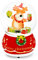 Mousehouse Gifts - Weihnachts-Schneekugel mit musikalischer Rudolph-Melodie aus Glas, Musikkugel für Familienfreude