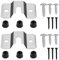 Jetcloud Dart Board Hanging Kit, 2Pcs U-shaped Dartboard Mounting Bracket Kit Heavy Duty Wall Hanging Dartboard Fixing Kit for Hanging Screw Hook Set Accessories Kits