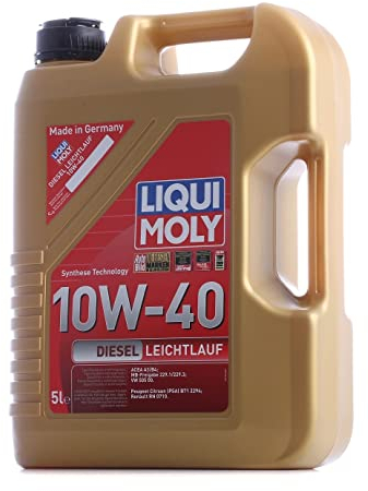 Liqui Moly Motoröl 10W-40 5L Diesel Leichtlauf Acea A3/B4 Motorenöl Schmieröl