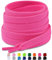 Puzeam 2 pares Cordones Planos,16 colores, 8mm anchos cordones de zapatos de para zapatillas deportivo,cordón Reemplazo planos - Hot Pink 120