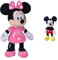 Simba 6315870227 - Disney Minnie Mouse, 25cm Plüschtier im pinken Kleid & 6315870225 - Disney Mickey Mouse, 25cm Plüschtier, Kuscheltier, Micky Maus, ab den ersten Lebensmonaten