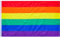 LGBTQ Gay Pride Regenbogen-Flaggen, 7.6x12.7 cm, genähte Streifen mit lebendigen Farben – strapazierfähiges Nylon – Leinen-Kopf und 4 genähte, LGBT-Community-Stützflaggen, Banner für Fenster und Wand