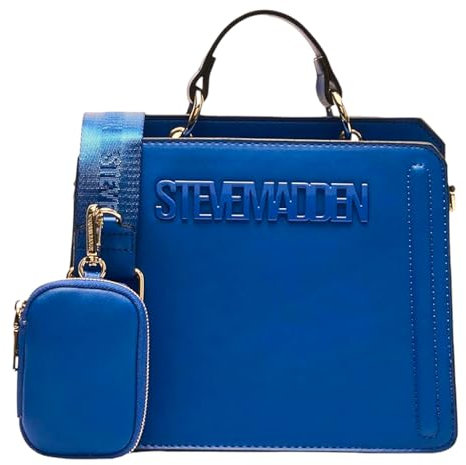 Steve Madden Bevelyn wandelbare Umhängetasche, Saphir, Einheitsgröße