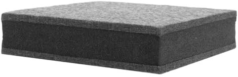 Parliky Sound Insulation Pad 7.87X7.87X1.88In Anti-Vibration Isolation Pads for Drums Subwoofers Speaker Bases Noise Reduction Floor Protection