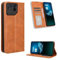 COMAKU Cover Asus ROG Phone 8 Pro, Custodia a Portafoglio Pelle con Supporto e Chiusura Magnetica - Marrone