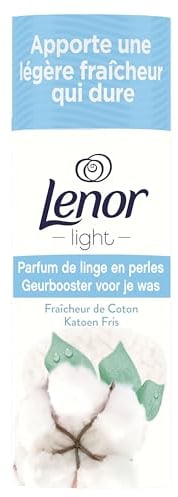 Lenor Parfum de Linge en Perles pour Lessive, 100 Lavages (235g x 6), Fraicheur de Coton, Fraîcheur Non-stop jusqu'à 12 Semaines de Stockage