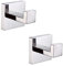 Zenovate Ganci Accappatoio Bagno, 2 Pezzi Ganci Portasciugamani Appendiabiti da Parete, Acciaio Inox SUS 304, Fissaggio a Muro Ganci Appendiabiti con viti