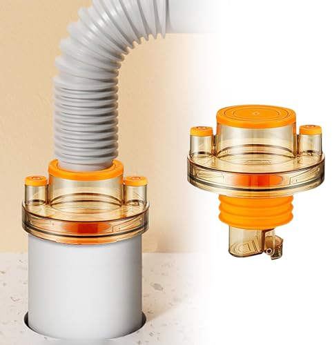 OlP799 Tuyau d'étanchéité de vidange pour machine à laver, tuyau, clapet anti-retour, joint d'étanchéité pour tuyau d'égout, couvercle d'évacuation, tuyau d'étanchéité en caoutchouc, OlP799, orange,