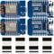 4 x 5v D1 ESP8266 Mini Board NodeMCU WiFi ESP8266-12F CH340G WLAN Micro-USB Module 4MBit Flash Memory (Micro-USB)