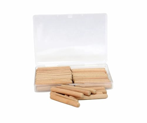 42 Stück Holzdübel kompatibel mit IKEA Part 101339 (Kallaxregale), Ersatz Regalhalterstifte für IKEA Kallax Regale, Keildübel aus Hartholz