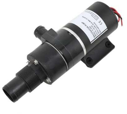 Cozyel Zerhackerpumpe Fäkalienpumpe Fäkalien-Absaugpumpe mit Zerhacker, 12V 45L/min Hochdruck-Membran-Selbstansaugpumpe, Hochdruck-Wasserpumpe für Marine Boote Yacht Wohnwagen Camping Outdoor Garten