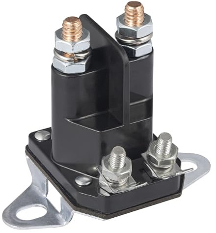 JTAREA 117-1197 784-1221-210 Solenoide di Avviamento 12V 4 Terminali Interruttore Magnetico Relè Starter Solenoid Tosaerba Sostituisce Ricambi Accessori per Toro Exmark ss5000 z4200 ss4225 ss4235