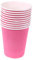 YOSADIER 100 Pezzi Cuppe di carta colorate tazza bicchieri di carta tazze artigianali rosa