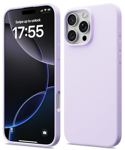 ACRONIX for iPhone 16 Pro Max Case, Slim Liquid Silicone Cover Purple