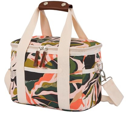 Nanxson Isolierte Kühltasche 9L/15L/29L Großer Lunchtasche Tragbare Kühlbox | Wiederverwendbare Lunchtasche,Auslaufsicher Cooler Tote Bag,mit Verstellbarem Schulterriemen,für Büro,Picknick,Strand