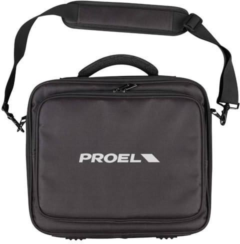 PROEL Borsa Imbottita per Mixer PLAYMIX6, Nera, con Maniglia Rinforzata