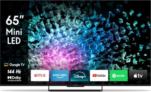Thomson 65MG7C15 - Tv 65 Pollici Smart Tv 4K HEVC/H.265 DVB-T2 Wifi Nero Classe Energetica G