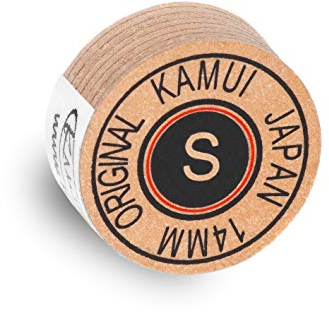 KAMUI Original laminierte Billard-Queue-Spitze – 1 Stück (weich, 14 mm)