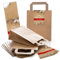 Logbuch-Verlag 25 braune Geschenktaschen Frohe Weihnachten 18 x 8 x 22 cm +25 Danke für die gute Zusammenarbeit Firmengeschenke Kundengeschenke verpacken