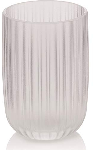 Kela Bathroom Tumbler Cup/Toothbrush Holder Lamina Collection, Transparent