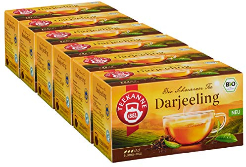 Teekanne Bio Darjeeling, 6er Pack