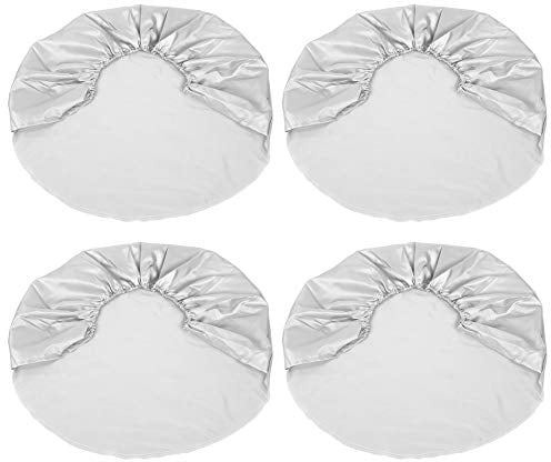 radabdeckung 16 zoll wohnmobil anhänger reifenabdeckung- 4Pcs 27-29 Wheel Protection Cover, Reifen Reifen Cap Silber für Auto RV SUV Truck Trailer reifenabdeckung anhänger