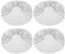 radabdeckung 16 zoll wohnmobil anhänger reifenabdeckung- 4Pcs 27-29 Wheel Protection Cover, Reifen Reifen Cap Silber für Auto RV SUV Truck Trailer reifenabdeckung anhänger