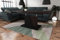 Mazzoni Grand Noir Couchtisch ausziehbar höhenverstellbar 120/180cm in Walnuss Wenge/Schwarz matt modern vielseitig Wohnzimmertisch Esstisch Beistelltisch Sofatisch platzsparend hochwertig Wohnzimmer