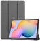 Wuzixi Cover per Samsung Galaxy Tab S6 Lite, Auto Wake & Sleep Funzione, Pelle con Funzione di Stand Flip Copertina Smart Case, Custodia per Samsung Galaxy Tab S6 Lite.Grigio