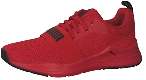 PUMA Unisex Kinder Wired Run Jr Sneaker, High Risk Red Puma Black, 35.5 EU