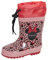 Disney Mädchen Minnie Maus Fleece gefüttert Tie Top Gummistiefel Kinder Schneeschuhe, - rose - Größe: 29 EU