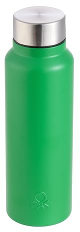 UNITED COLORS OF BENETTON. BE094 Botella Agua 750ml Acero Inoxidable Verde Casa Benetton