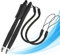 Queen.Y Lot de 2 Stylets rétractables pour écran Tactile Actif pour téléphone, Tablette, PC, Ordinateur Portable (Noir)