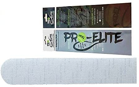 Protector Pala de Padel Pro Transparente | Textura Rugosa | Autoadhesivo | Evita Golpes y Rayaduras, Tecnología de Absorción de Impactos Pro Elite | 36,2cm x 5,3cm x 0,6cm