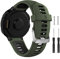 Bracelet pour Garmin Forerunner 735XT, Bracelet de Remplacement Libération Rapide en Silicone Mince pour Garmin Forerunner 735XT 235 235Lite 230 220 620 630