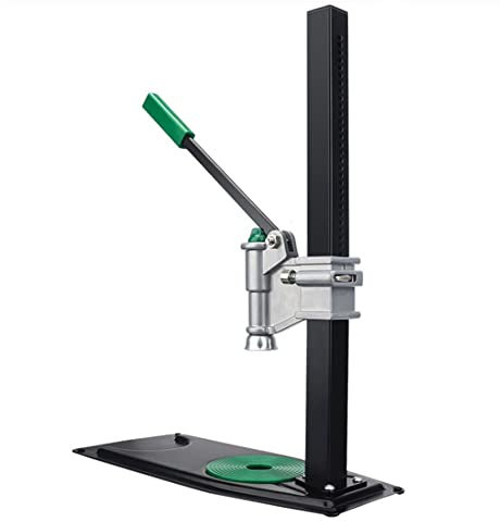 JforSJizT Manual Bottle Capper Tool for Home Brewing,Heavy Duty Strong Metal Easy Action Bench Bottle Capper, Adjustable Height Beer Bottle Capping Machine