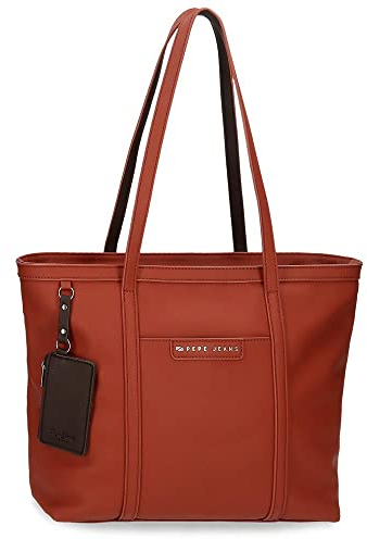 Pepe Jeans Piere Tasche Tote Orange 42 x 49 x 11 cm Kunstleder, orange, Tote Tasche