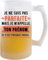 Chope de Bière Prénom Pas Parfaite | Verre à bière pinte personnalisable mais Cadeau humour alcool original | Imprimé en France
