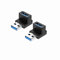 USB3.1 90 Degree Adapter, 2 Pack 3.1 USB Male to Female Right Angle Extension Adapter, Type A to USB-A Coupler Adapters for Hard Drive, keyboard, Laptop, Support 3A Charging OTG Data Transfer