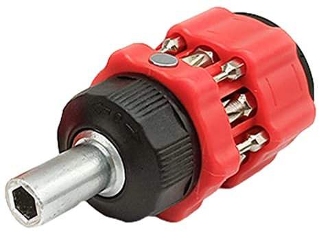 Stubby Screwdriver - 12 in 1 Multi-bit Stubby Screwdrivers - Compact Short Screwdriver Tool Set for Craftsmen, DIYers, and