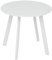 Hespéride - Table d'appoint de Jardin Ronde Saona Blanc en Acier D50 cm
