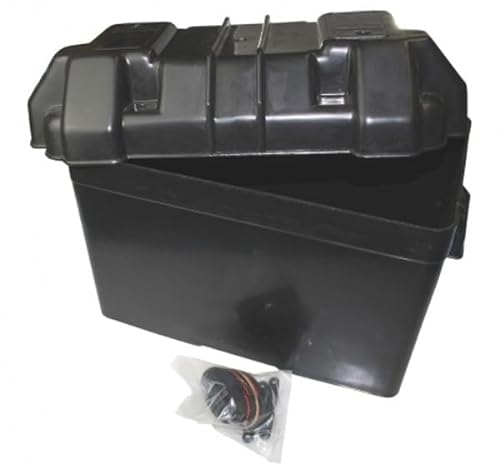 Bootskiste Batteriekasten/Batteriebox Boot Caravan Auto mit Befestigung (275 * 185)