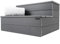 DENKOE Whirlpool-Stufen – Holzoptik Kunststoff-Stufen für Whirlpool – 100% wasserdichte Spa-Stufen – graue, rutschfeste, robuste Outdoor-Stufen, vielseitig einsetzbar als Veranda-Treppe oder