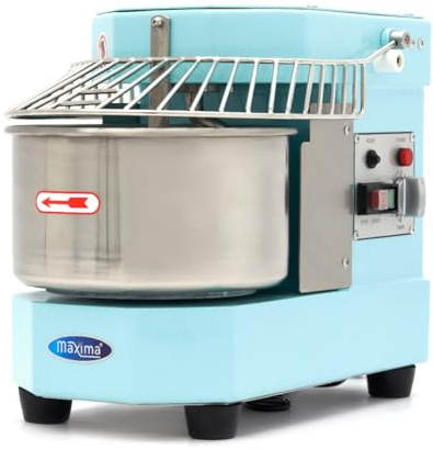 Maxima Gastro Teigmischer - 8 l - 4,5 kg Teig - Blau