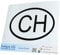 INDIGOS UG Auto Aufkleber Auto - 200x127 mm - Schweiz CH - schwarz - Selbstklebender Sticker für Auto, Fenster, Bus oder LKW - UV-beständig & wetterfest