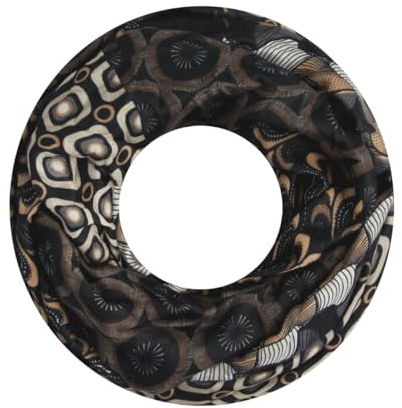 Majea Damen Loop Schal, schwarz Damen Artikel-Nr.442226