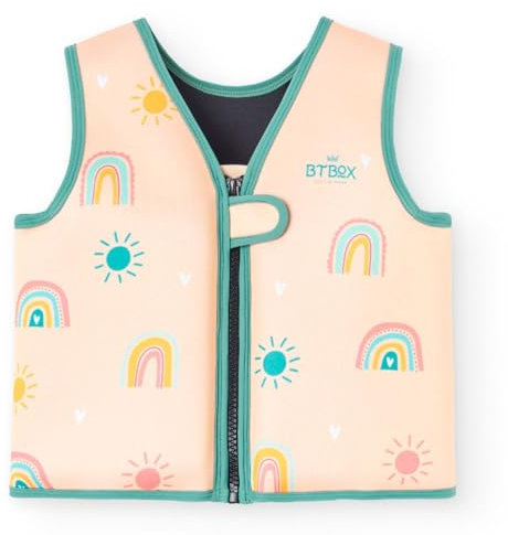 CRiOH! - Chaleco Flotador para Bebé -Talla XS a M -1 a 6 Años- Estampados - Natación, Piscina o Playa -Protección UPF 50+ -Neopreno de 5 mm -Doble Cierre de Seguridad (Rainbow, S:14 a 20 kg)